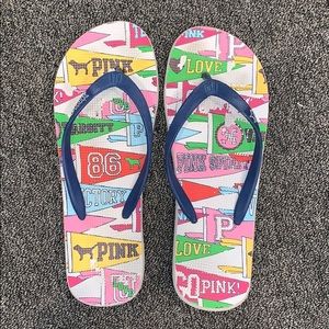 VS Pink flip flops
